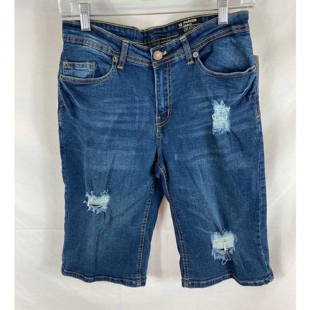 NWT Buffalo David Bitton Parker Slim Fit Denim Shorts size 18